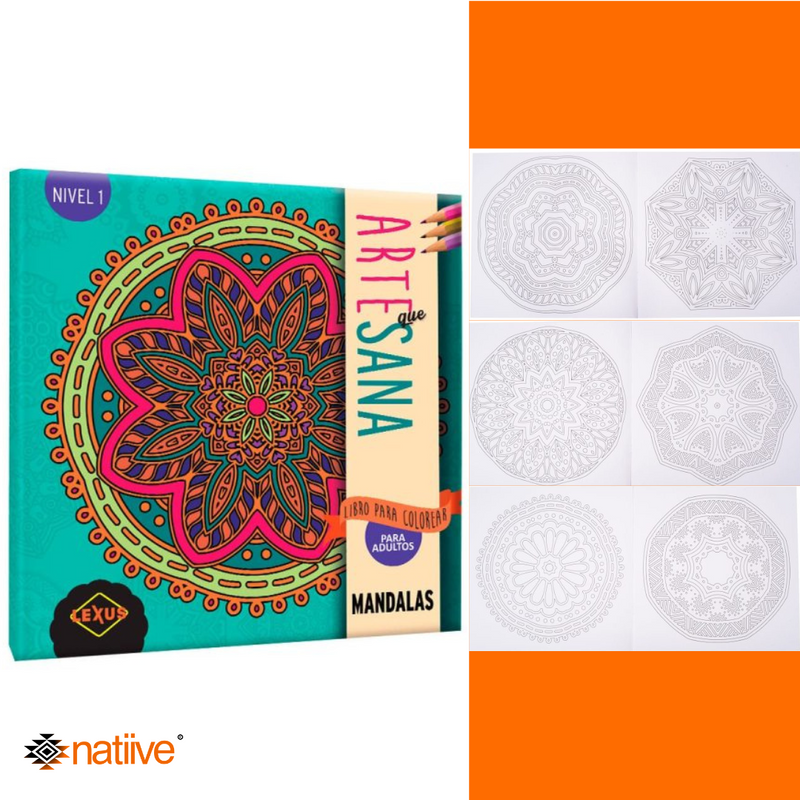 KIT DE MANDALAS + COLORES GRATIS