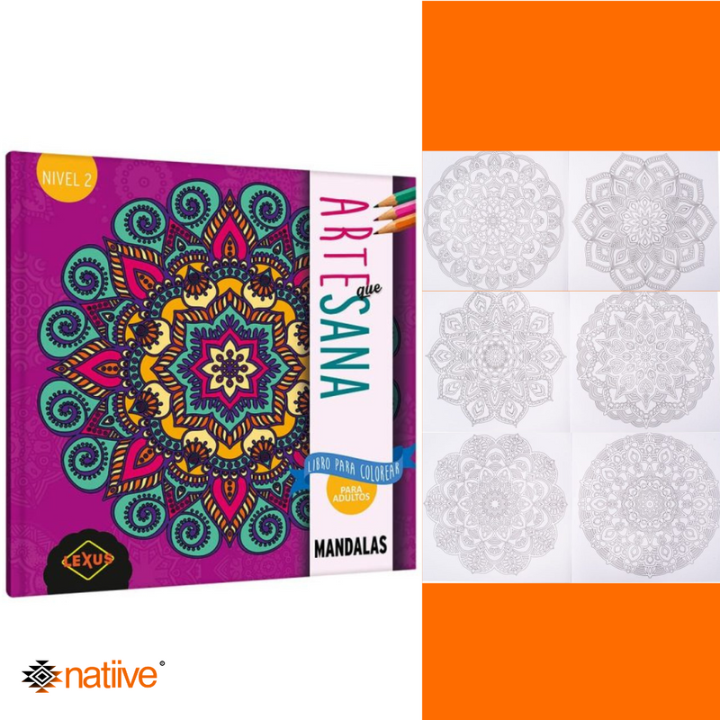 KIT DE MANDALAS + COLORES GRATIS