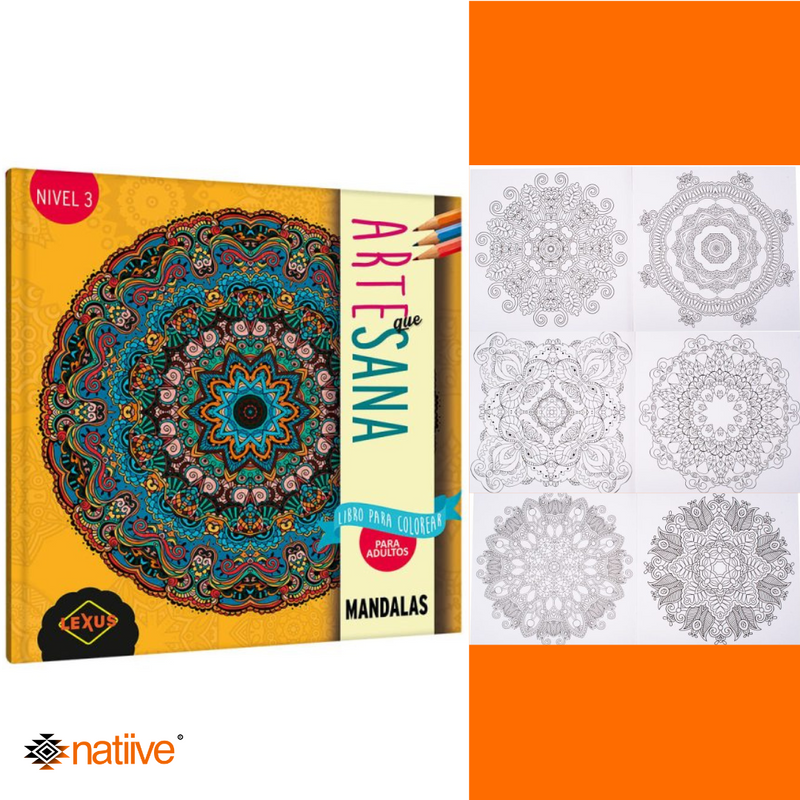 KIT DE MANDALAS + COLORES GRATIS